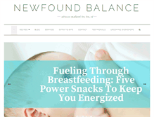 Tablet Screenshot of newfoundbalance.com